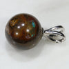 Australian Boulder Opal Silver Pendant with Silver Chain Code - SPA31