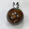 Australian Boulder Opal Silver Pendant with Silver Chain Code - SPA31