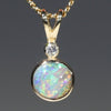 Boulder Opal Gold Pendant