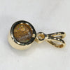 Natural Australian Boulder Opal and Diamond 18k Gold Pendant Code -GPA154