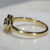 Natural Australian Boulder Opal and Diamond 18k Gold Ring - Size 6.5 Code -GR02008