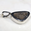 Natural Australian Boulder Opal Silver Pendant with Silver Chain