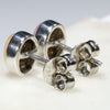 Natural Australian Boulder Opal  Silver Stud Earring Code -SE295