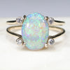  Opal Gold and Diamond Ring