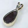 Natural Australian Boulder Opal Gold Pendant Code -GPA184