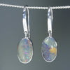 Sterling Silver Solid Boulder Opal Earrings