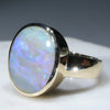 Large Opal Ring- Simple Gold Ring Design