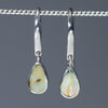 Natural Australian Boulder Opal Silver Earrings