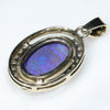 Black Opal Pendant Rear View