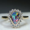 18k Gold - Solid Boulder Opal