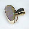 Natural Australian Opal Gold Pendant (13mm x 7mm) Code -EP43