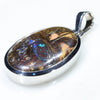 Silver Opal Pendant Side View