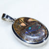 Sterling Silver - Solid Boulder Opal