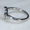 Silver Opal Ring Side View