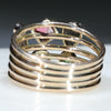 Gold Ring Design Rear View