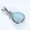 Sterling Silver - Solid Opal - Natural Diamond