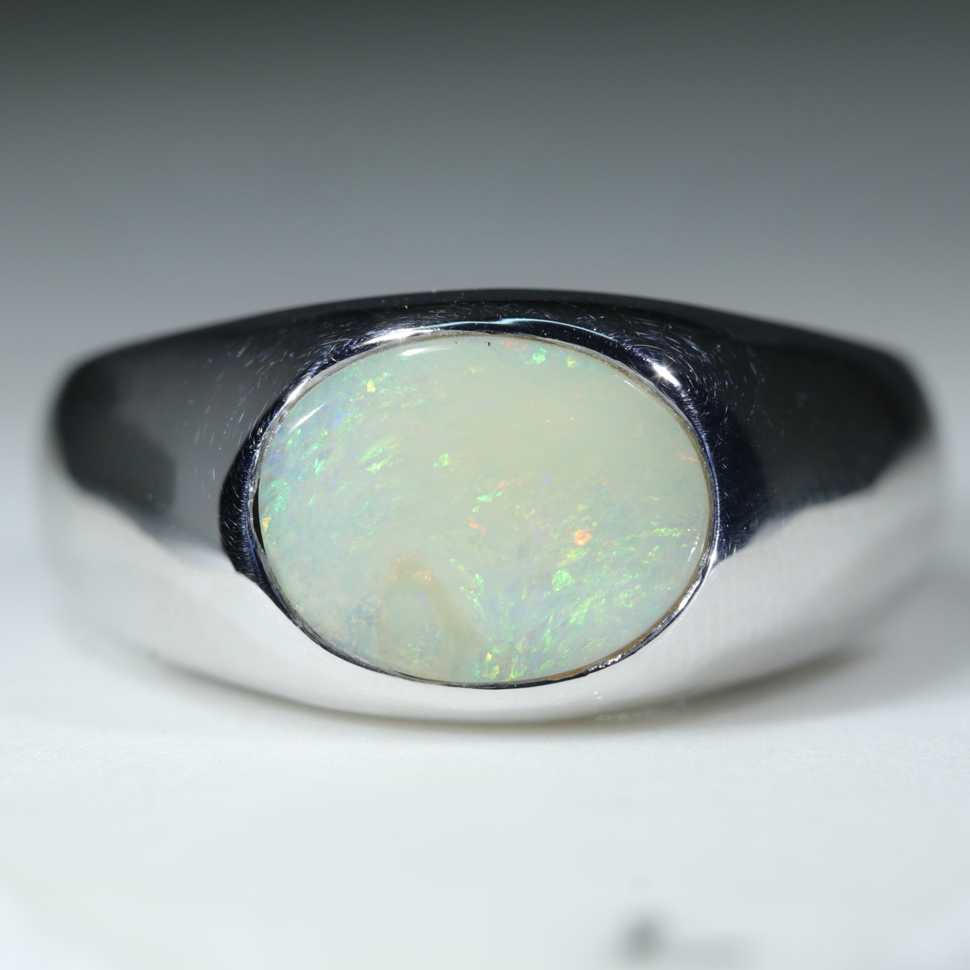 Opal stone ring design for deals man